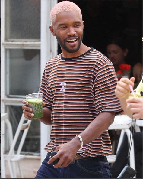 frank ocean pink hair|frank ocean dyed hair.